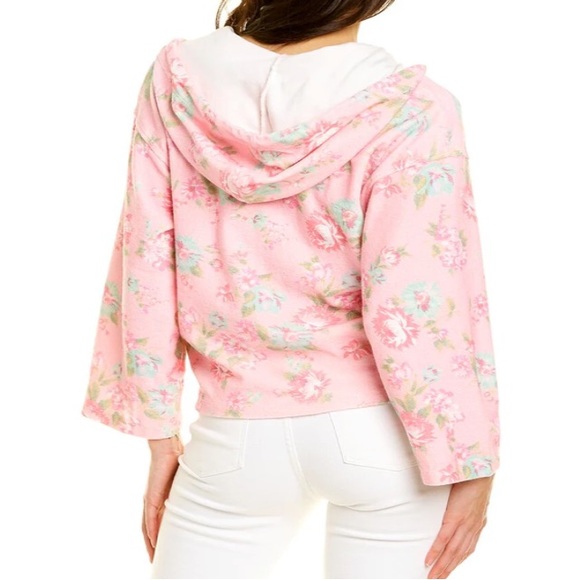 LoveShackFancy peaches baja hoodie pink azaleas size small - Picture 8 of 8